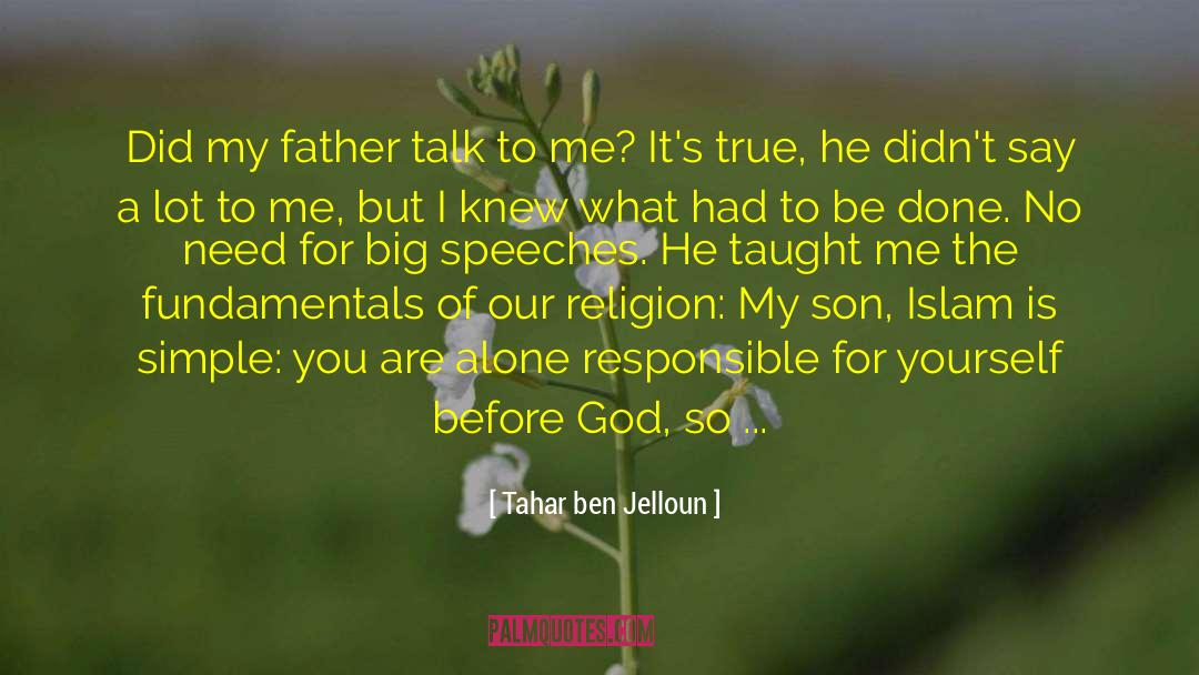 Islam Onion Layers quotes by Tahar Ben Jelloun