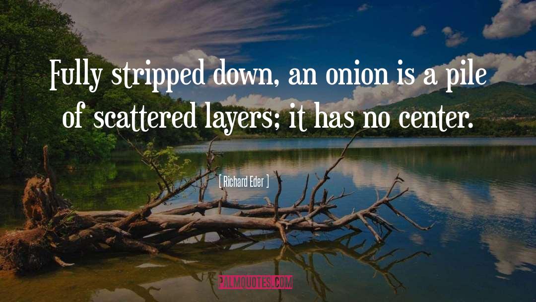 Islam Onion Layers quotes by Richard Eder