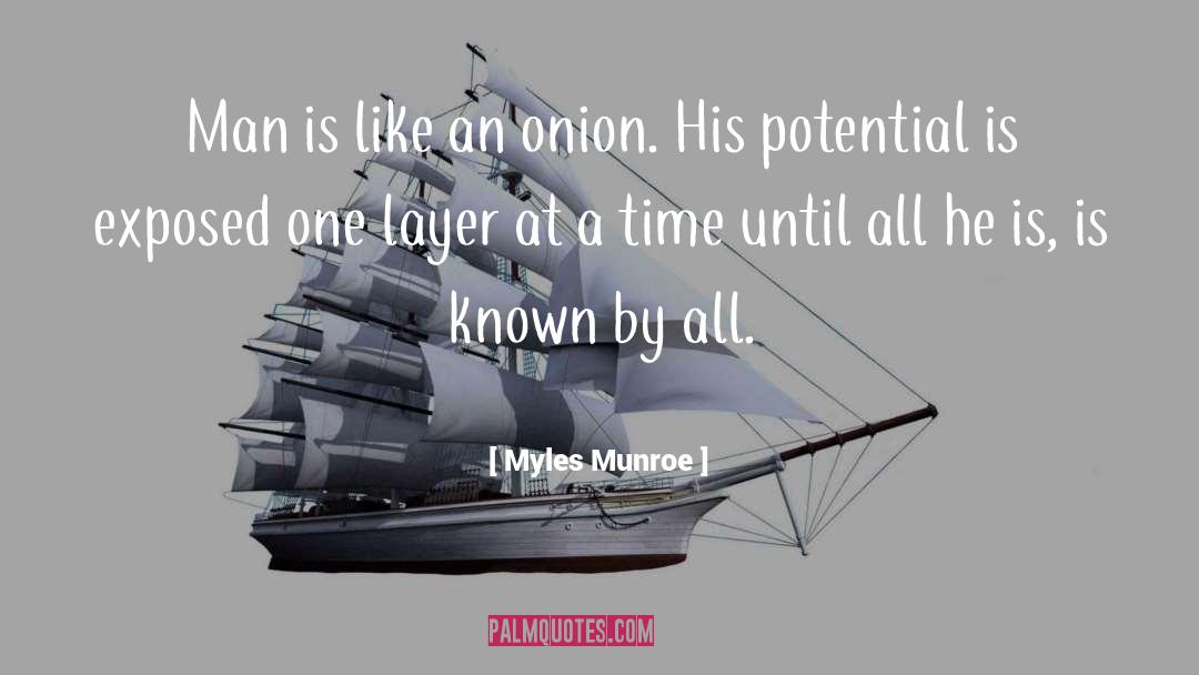 Islam Onion Layers quotes by Myles Munroe