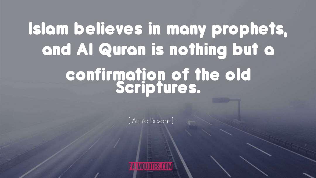 Islam quotes by Annie Besant