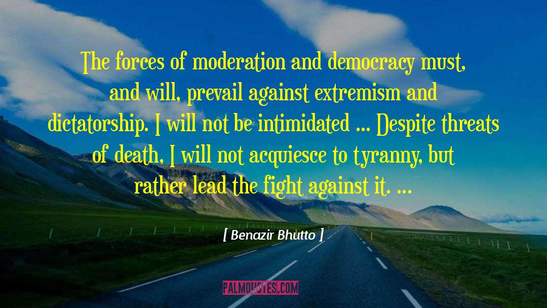 Islamic Extremism quotes by Benazir Bhutto