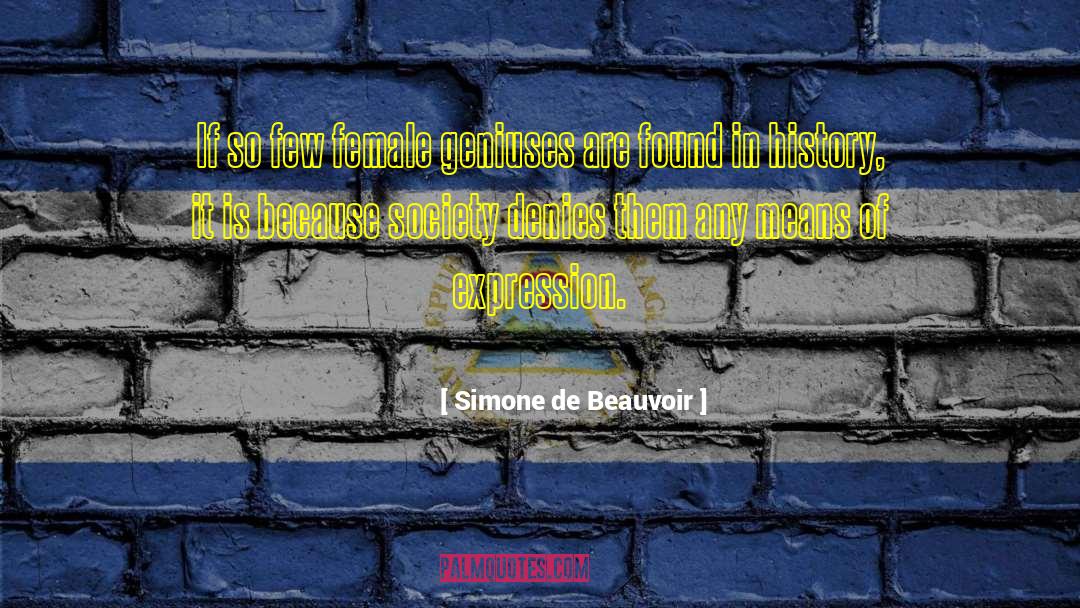 Islamic Feminism quotes by Simone De Beauvoir