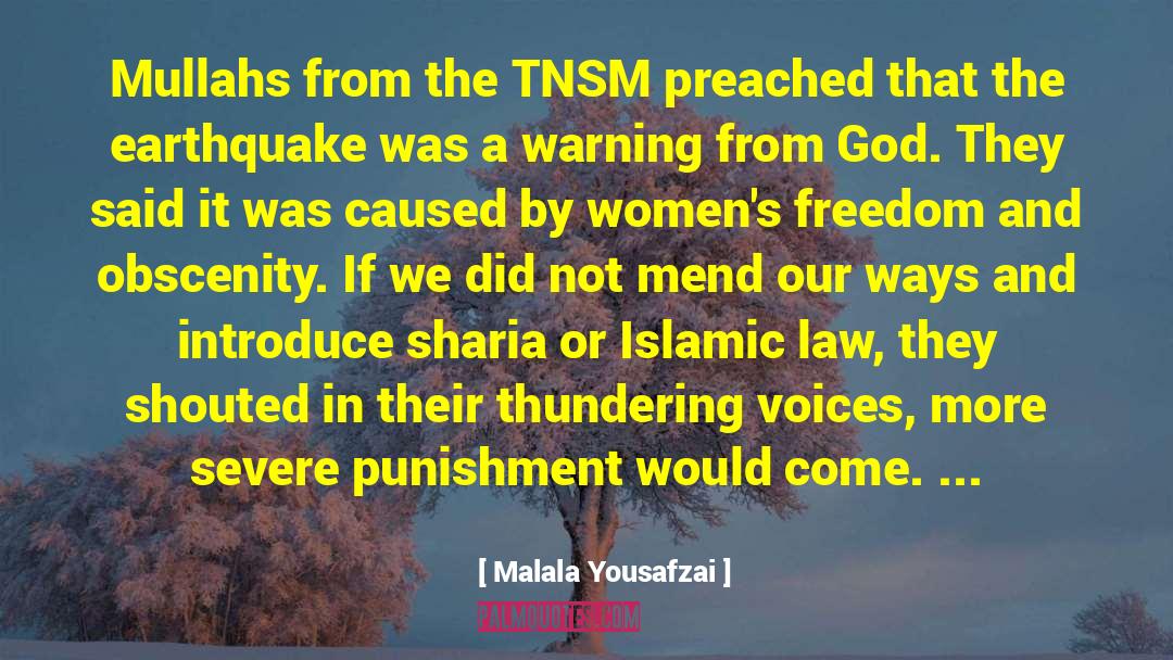 Islamic Law quotes by Malala Yousafzai