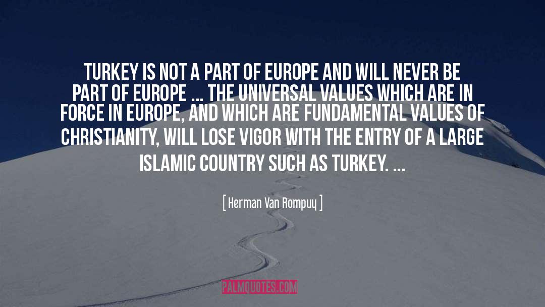 Islamic quotes by Herman Van Rompuy