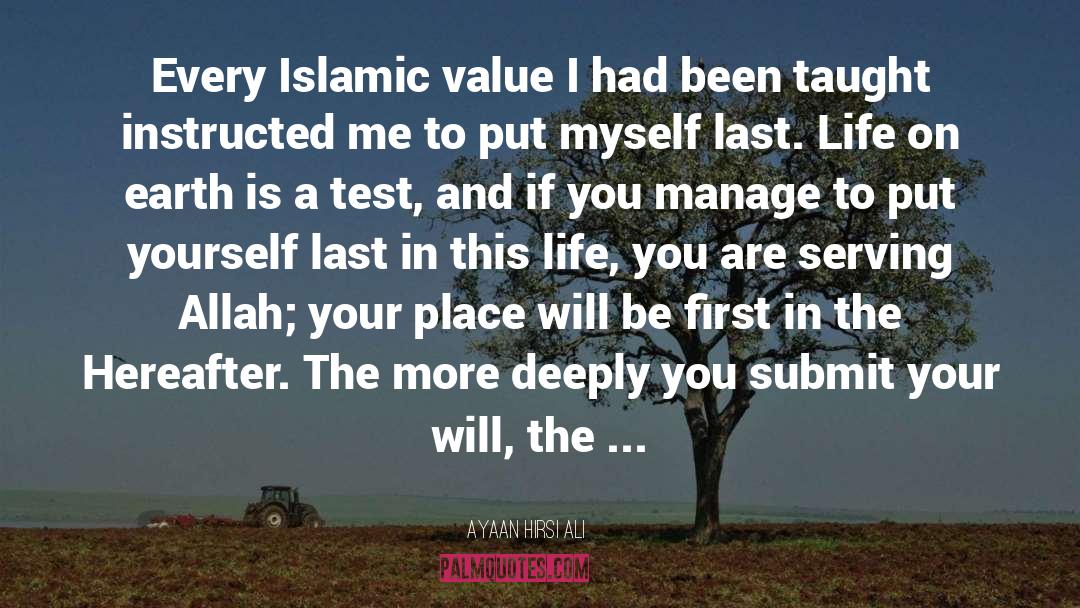 Islamic quotes by Ayaan Hirsi Ali
