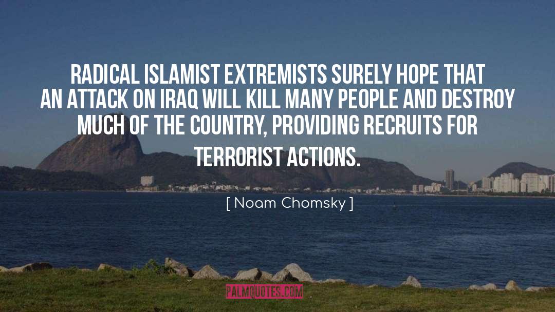 Islamist quotes by Noam Chomsky