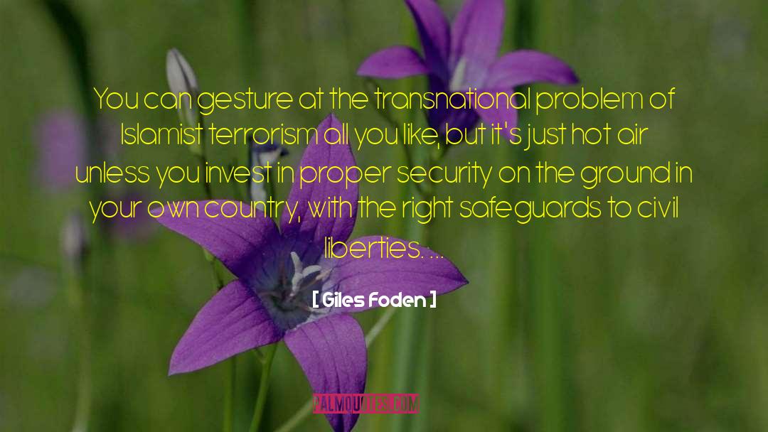 Islamist quotes by Giles Foden