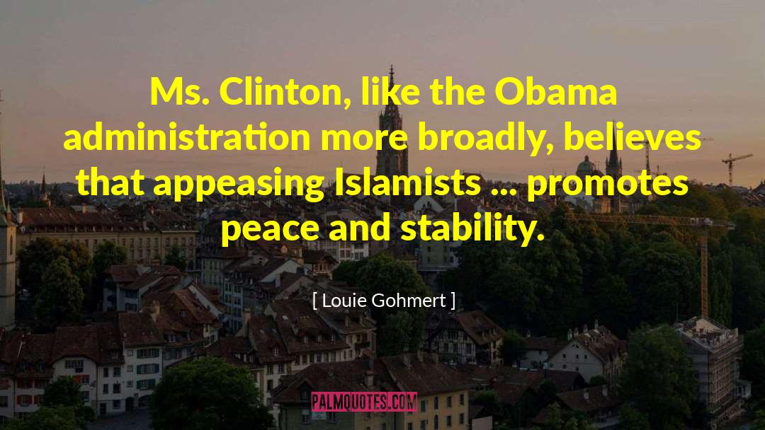 Islamists quotes by Louie Gohmert