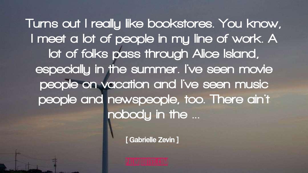 Island Flirtations quotes by Gabrielle Zevin