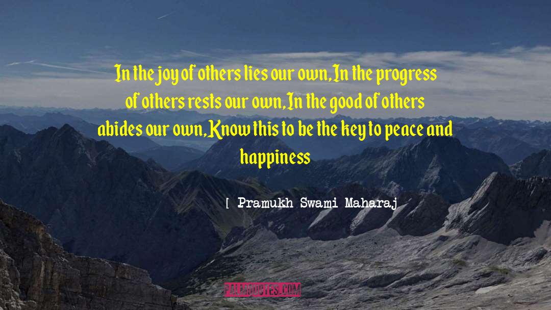 Island Of Happiness quotes by Pramukh Swami Maharaj