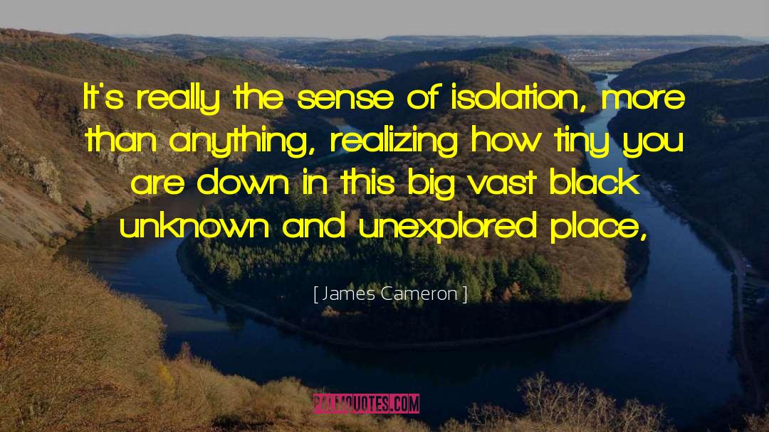 Isolation In The Scarlet Letter quotes by James Cameron