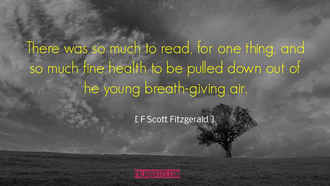 Isono Health quotes by F Scott Fitzgerald
