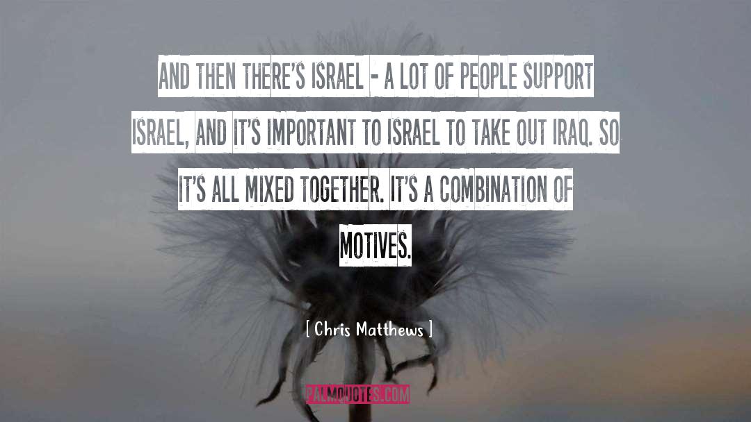 Israel quotes by Chris Matthews