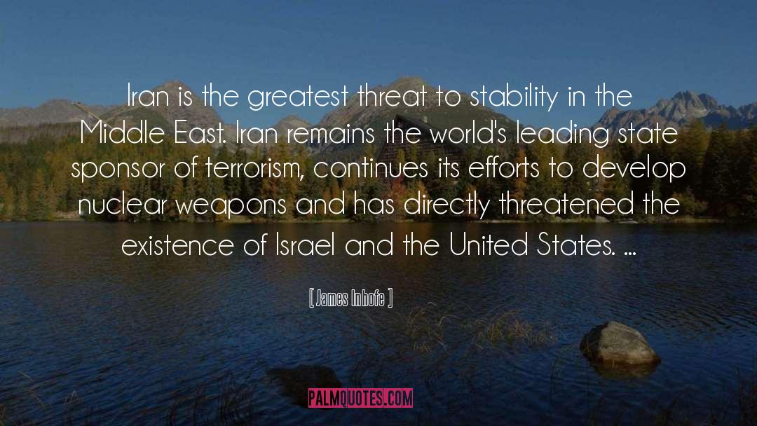 Israel United States Relations quotes by James Inhofe