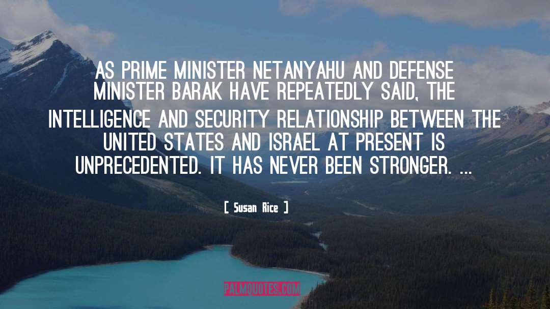 Israel United States Relations quotes by Susan Rice