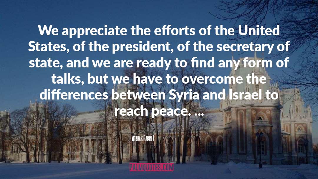 Israel United States Relations quotes by Yitzhak Rabin