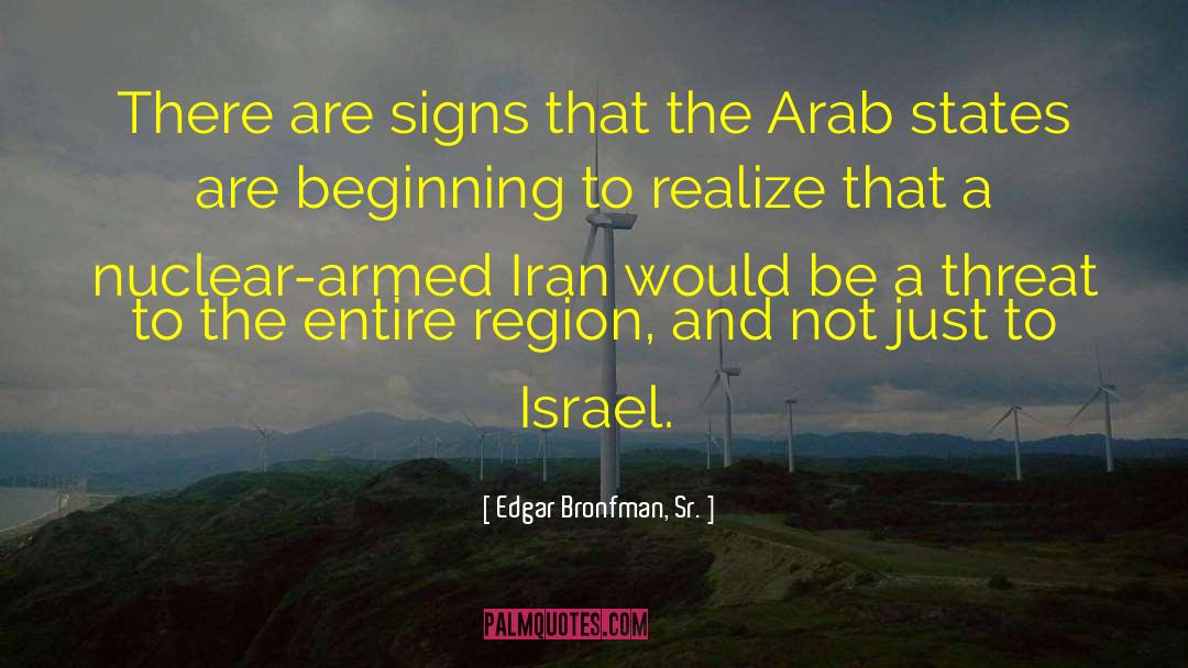 Israel Washburn quotes by Edgar Bronfman, Sr.