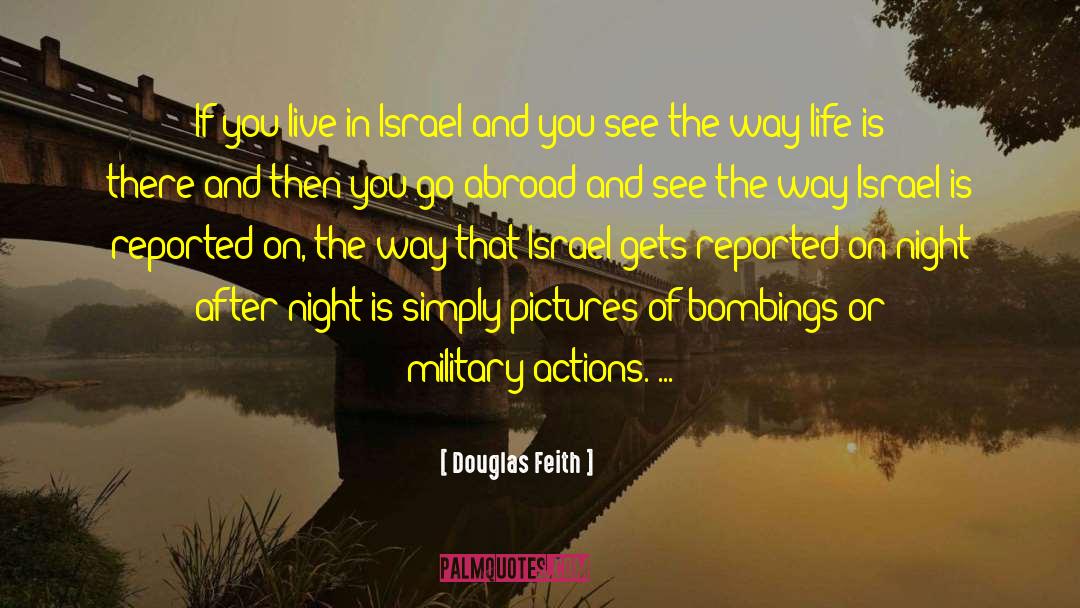 Israel Washburn quotes by Douglas Feith
