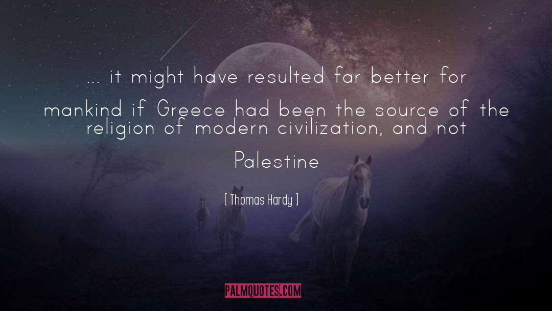 Israeli Palestine quotes by Thomas Hardy