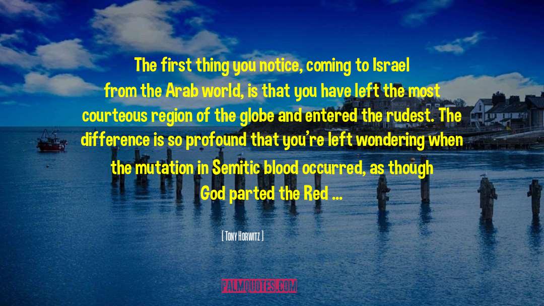 Israeli Palestine quotes by Tony Horwitz