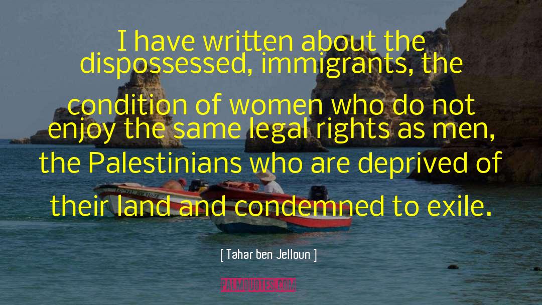 Israeli Palestinian quotes by Tahar Ben Jelloun