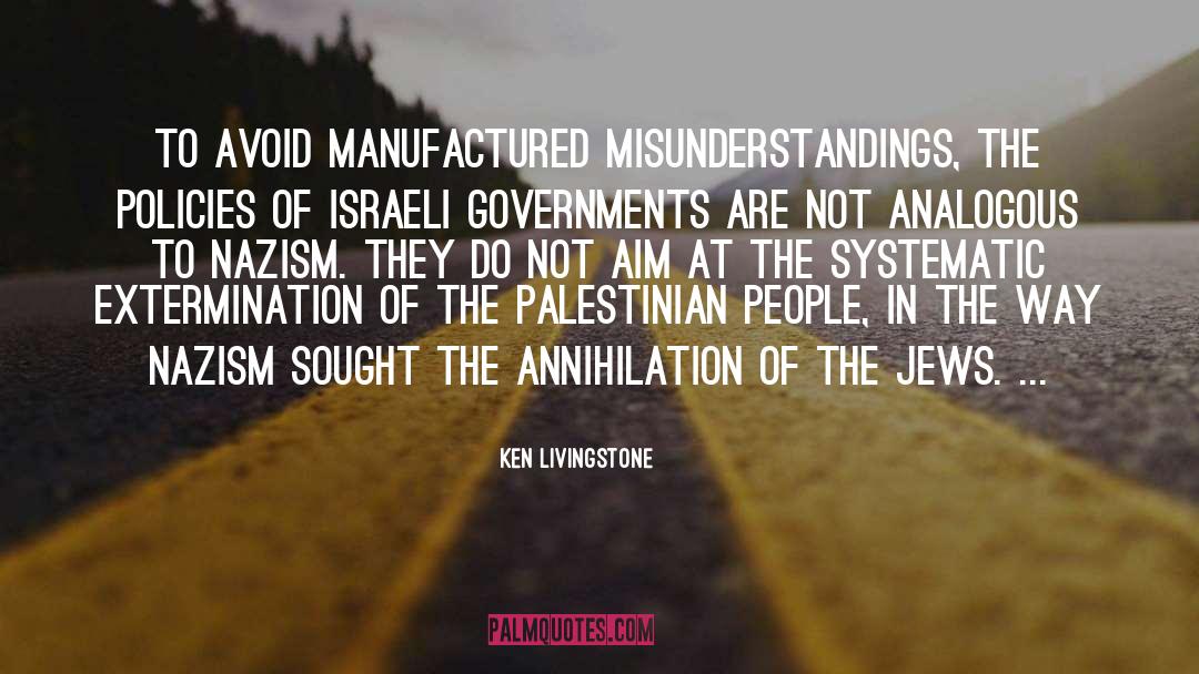 Israeli quotes by Ken Livingstone