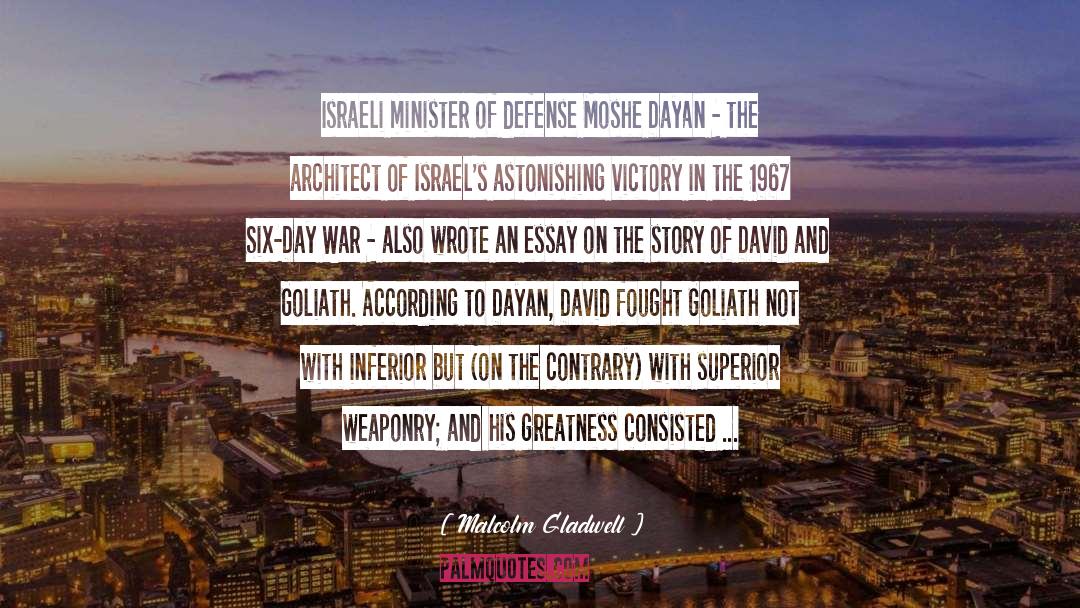 Israeli quotes by Malcolm Gladwell