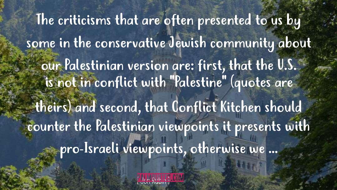 Israeli Settlements quotes by Jon Rubin