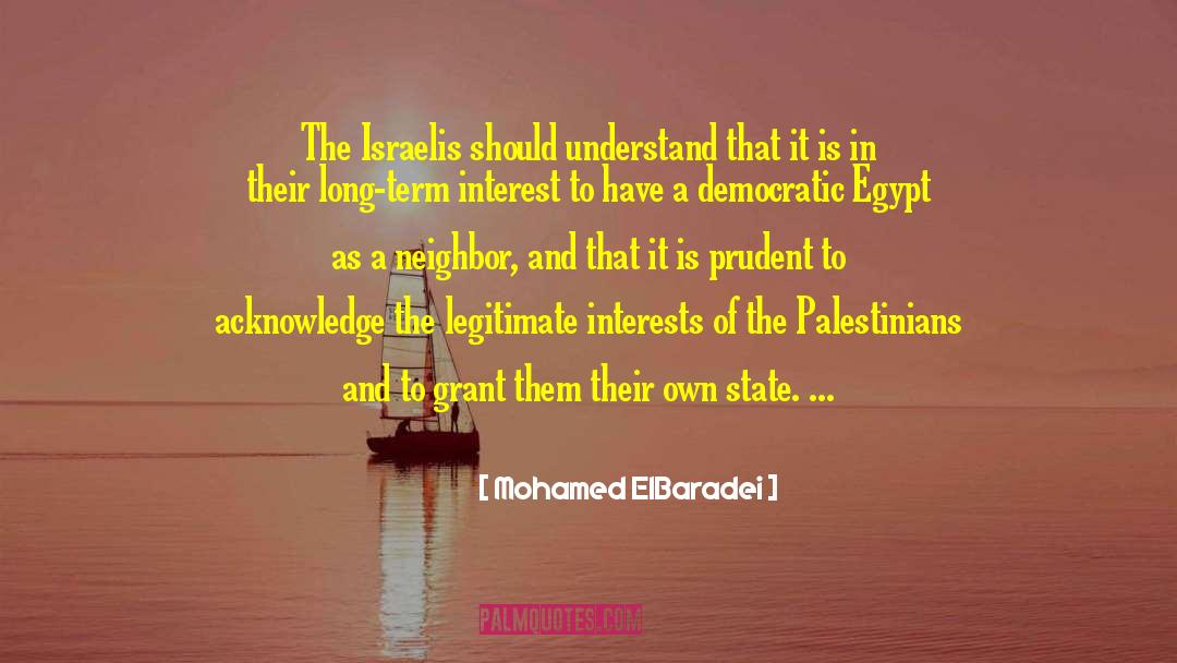 Israelis quotes by Mohamed ElBaradei