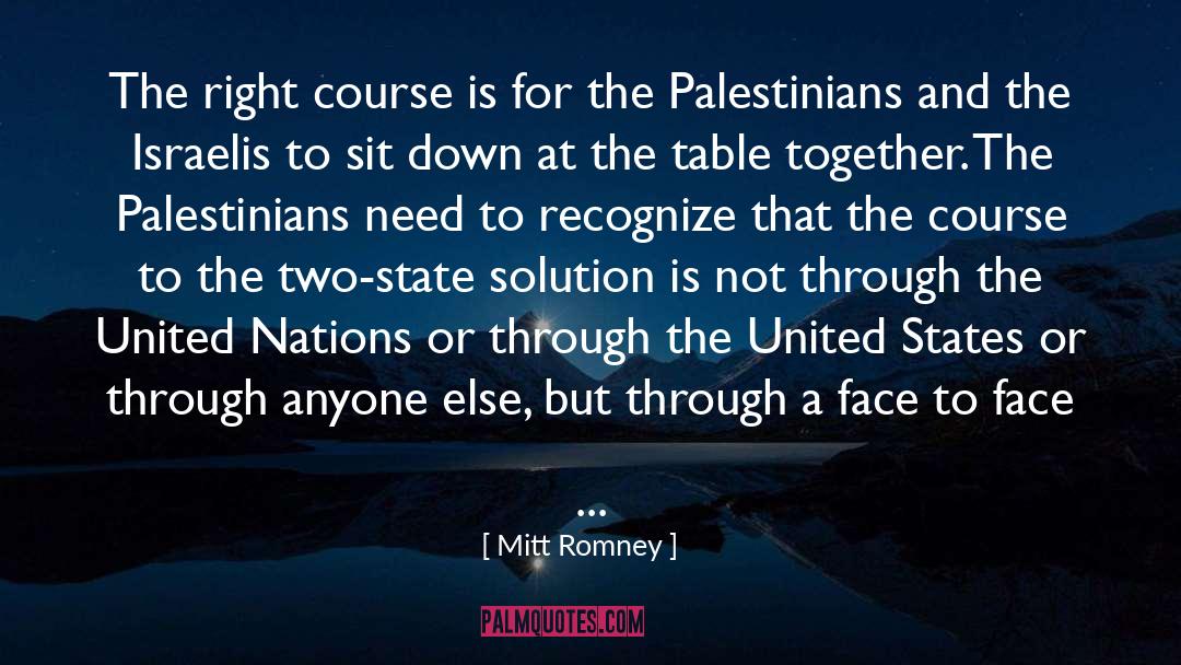 Israelis quotes by Mitt Romney