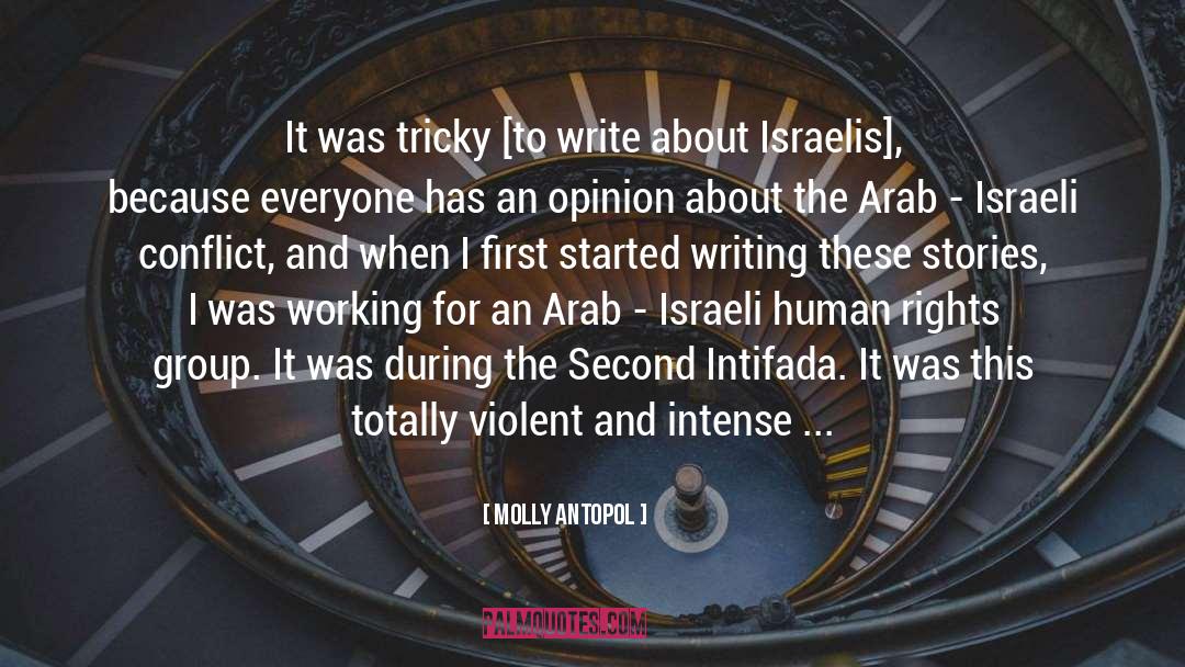 Israelis quotes by Molly Antopol