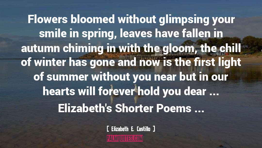 Israelmore Poems quotes by Elizabeth E. Castillo