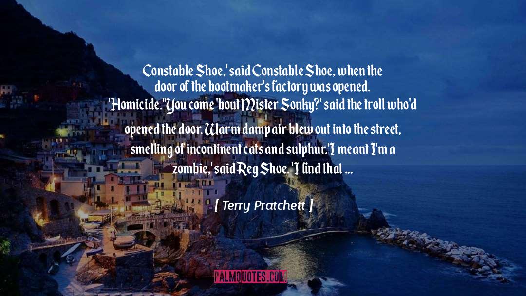 Issler Shoe quotes by Terry Pratchett