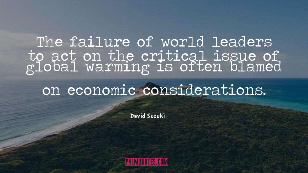 Issue quotes by David Suzuki