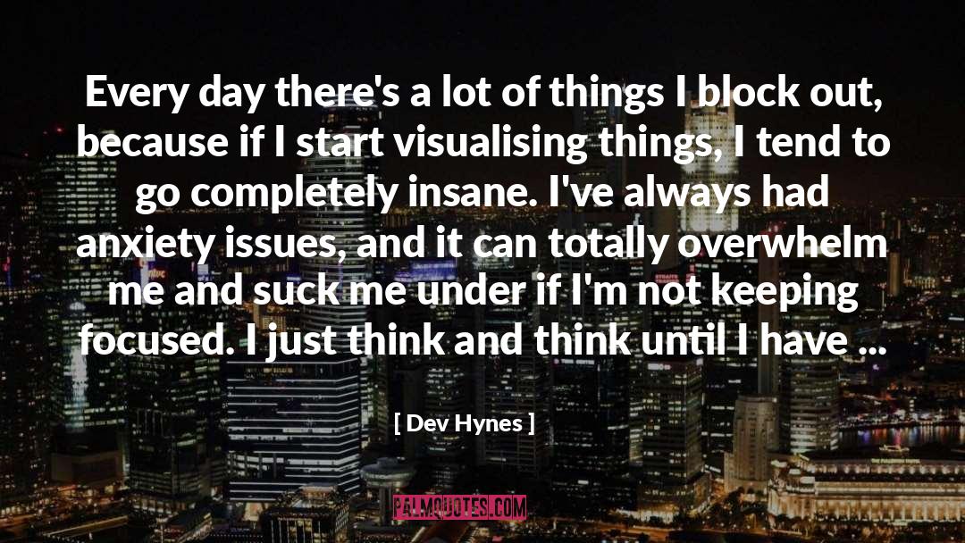 Issues quotes by Dev Hynes