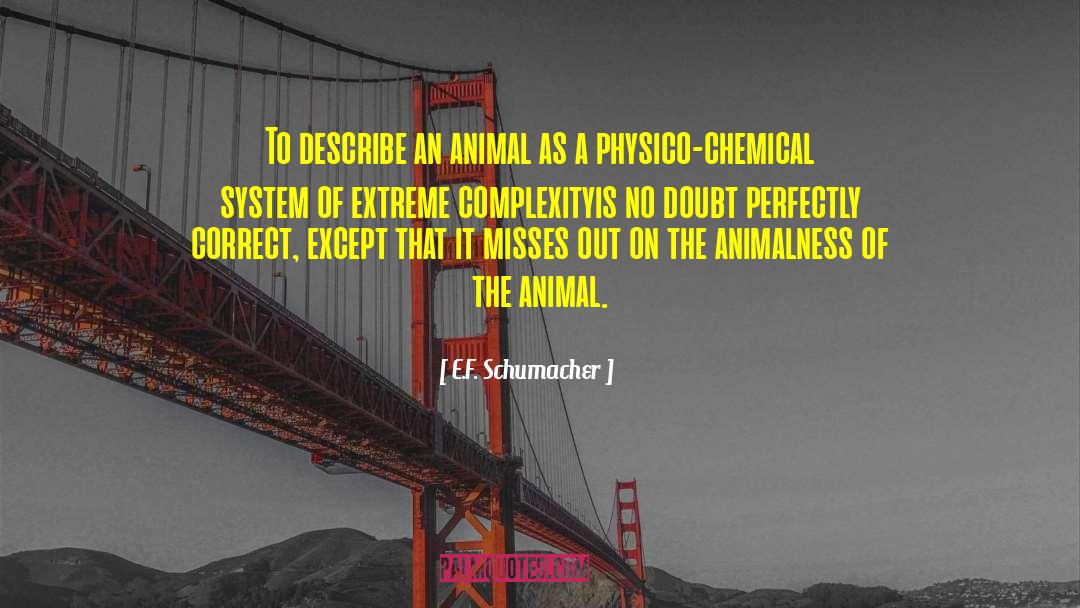 Istinto Animal quotes by E.F. Schumacher