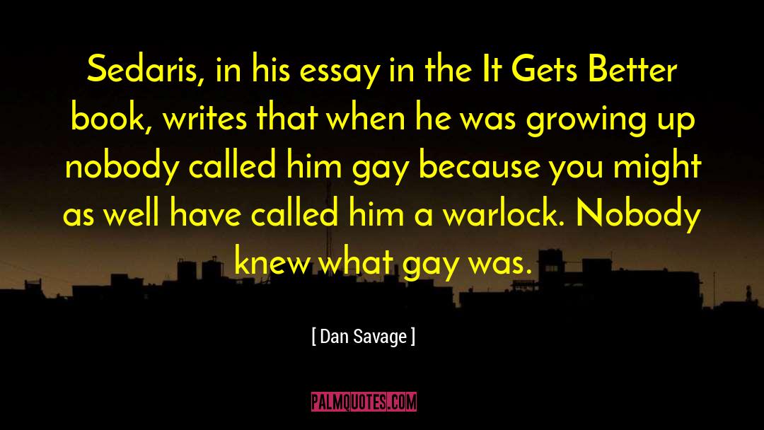 It Gets Better quotes by Dan Savage