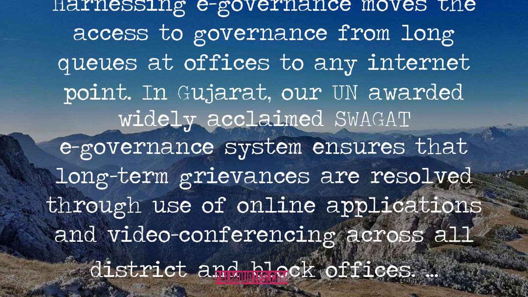It Governance quotes by Narendra Modi