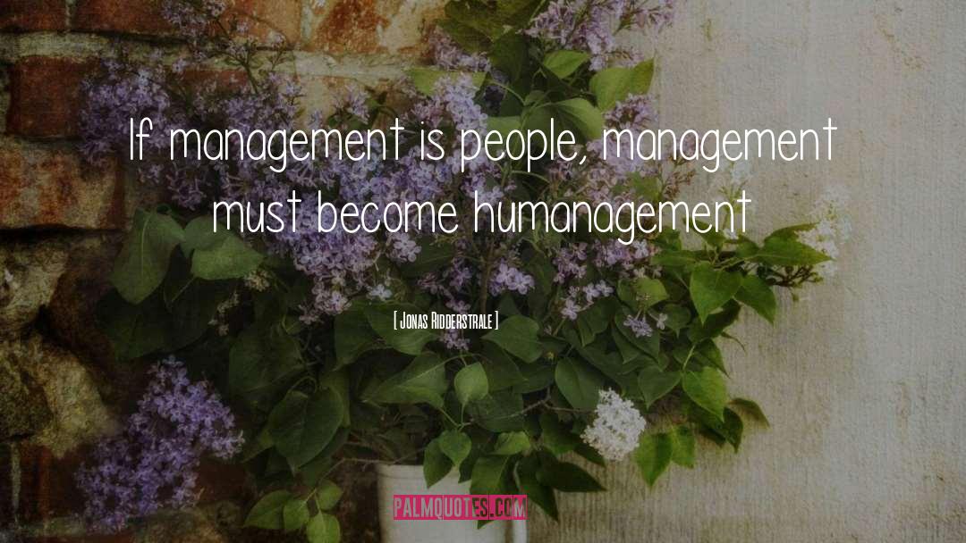 It Management quotes by Jonas Ridderstrale