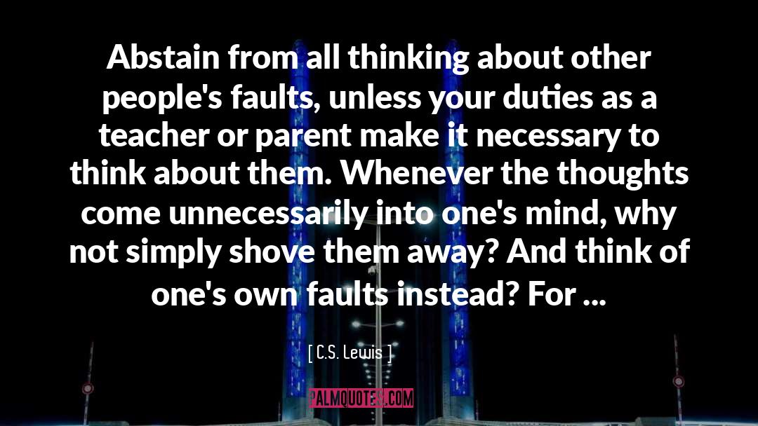 It S All About You quotes by C.S. Lewis