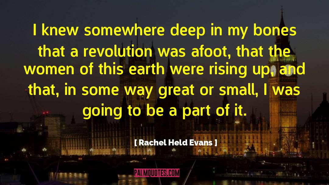 It S Going To Happen quotes by Rachel Held Evans