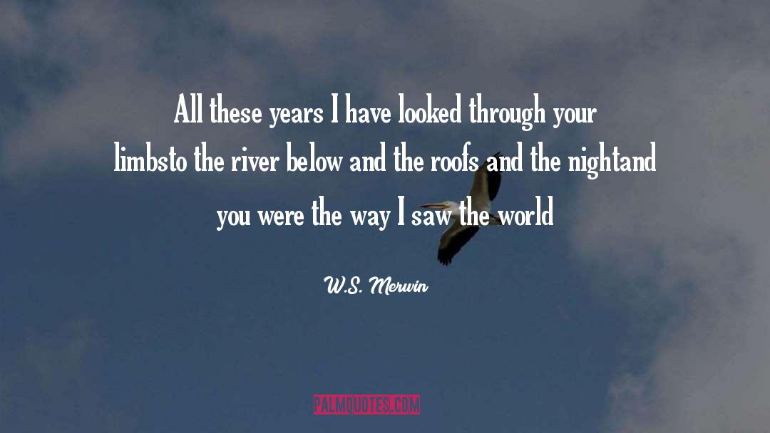 It S Your World quotes by W.S. Merwin