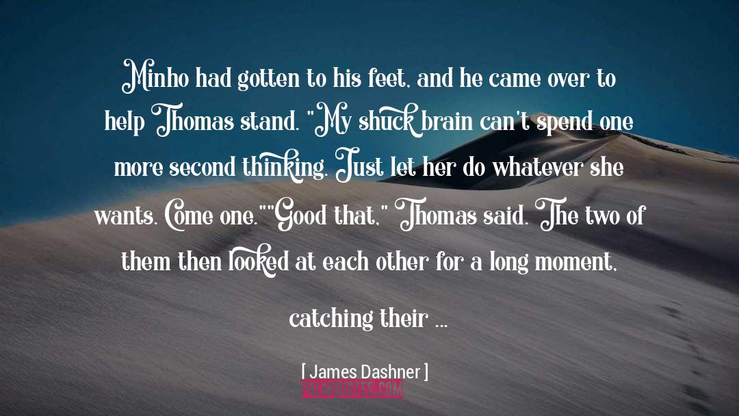 It Was All Over quotes by James Dashner