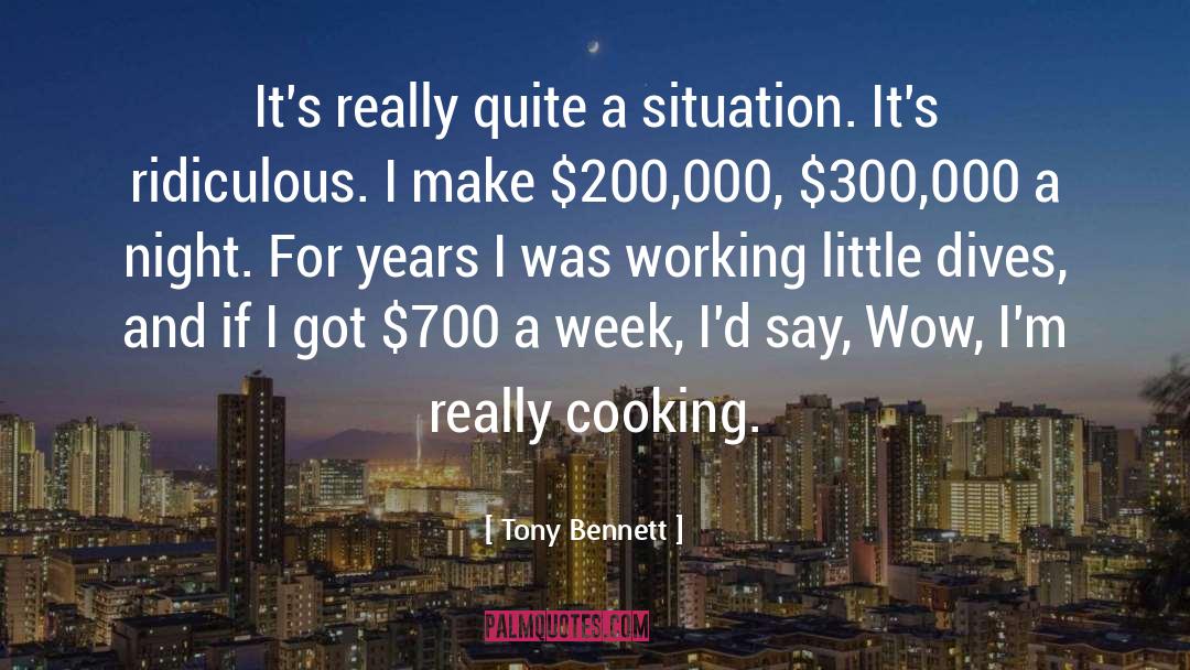 Italian Cooking quotes by Tony Bennett