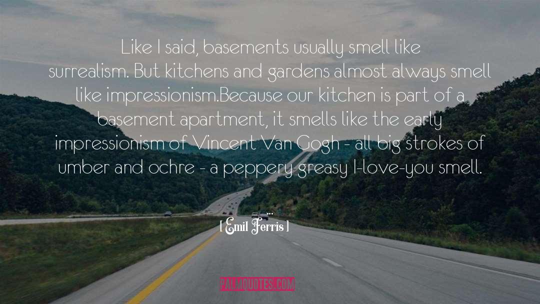 Italian Food Love quotes by Emil Ferris