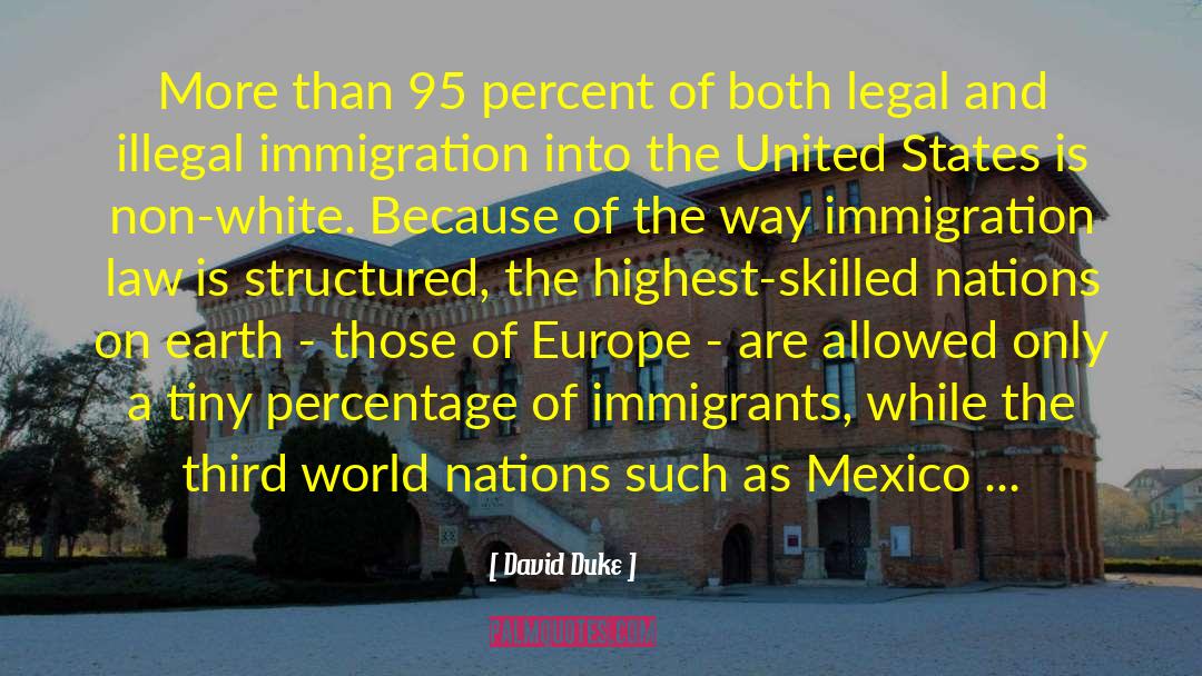 Italian Immigrants quotes by David Duke