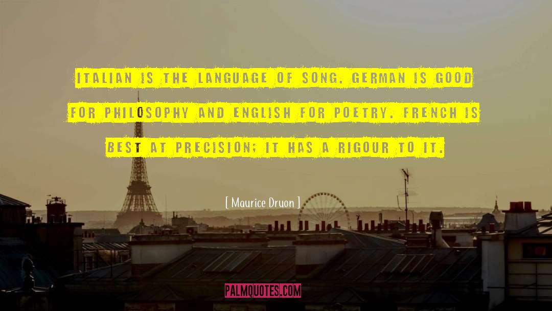 Italian Literature quotes by Maurice Druon