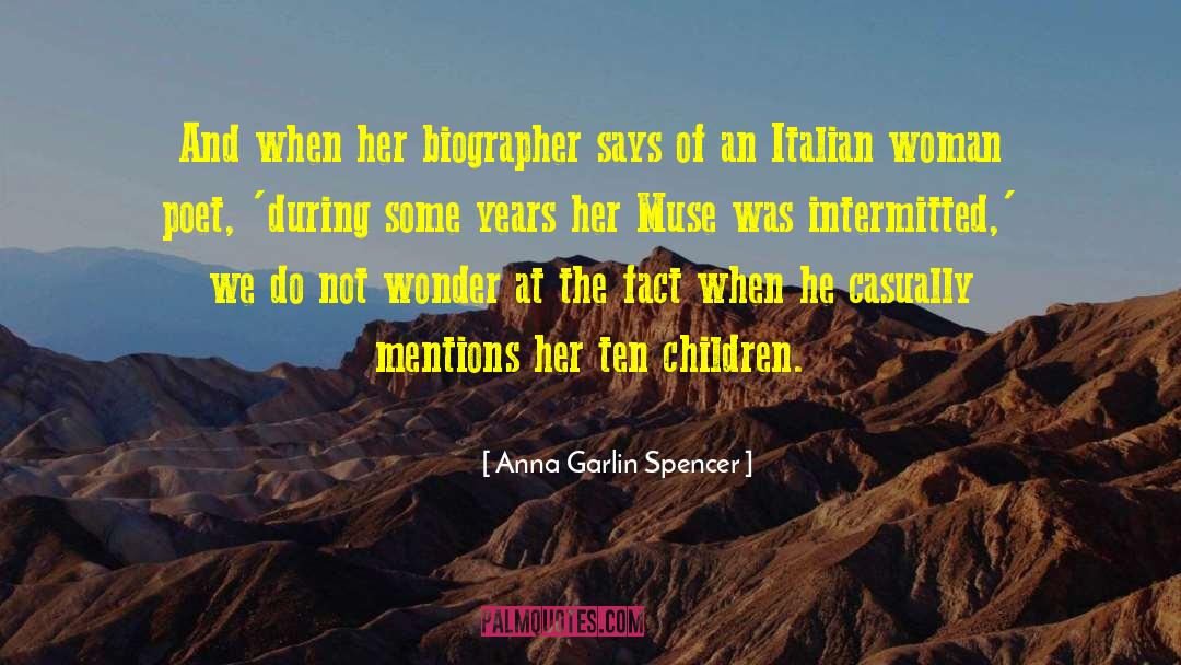 Italian Woman quotes by Anna Garlin Spencer