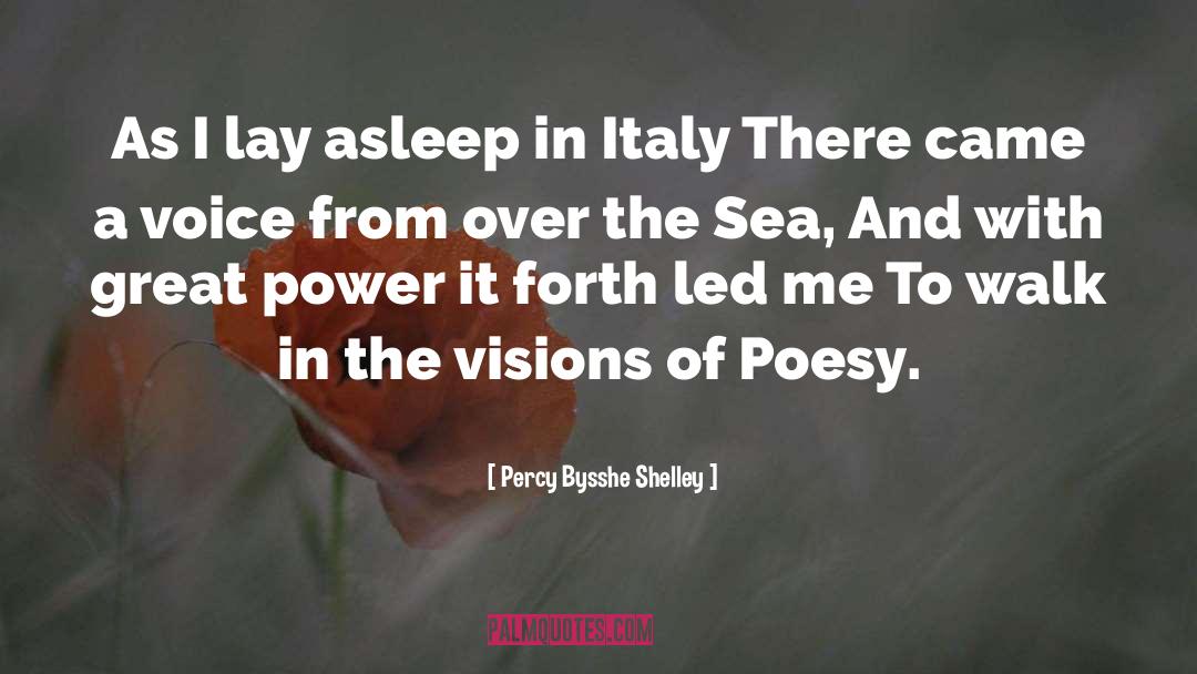 Italy quotes by Percy Bysshe Shelley