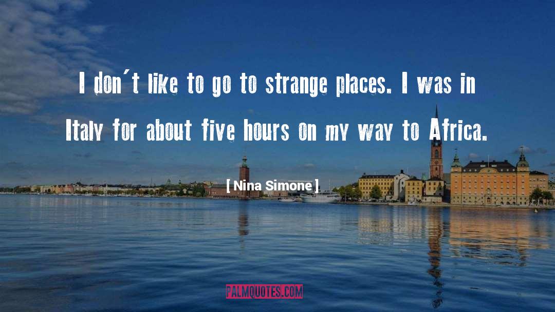 Italy Wwii quotes by Nina Simone